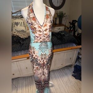 VENUS Tropical Floral Midi Dress